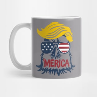 Donald Trump Eagle Merica Mug